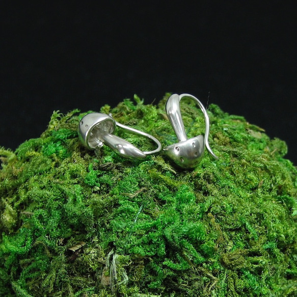 【受注制作】キノコ（ピアス） 6枚目の画像