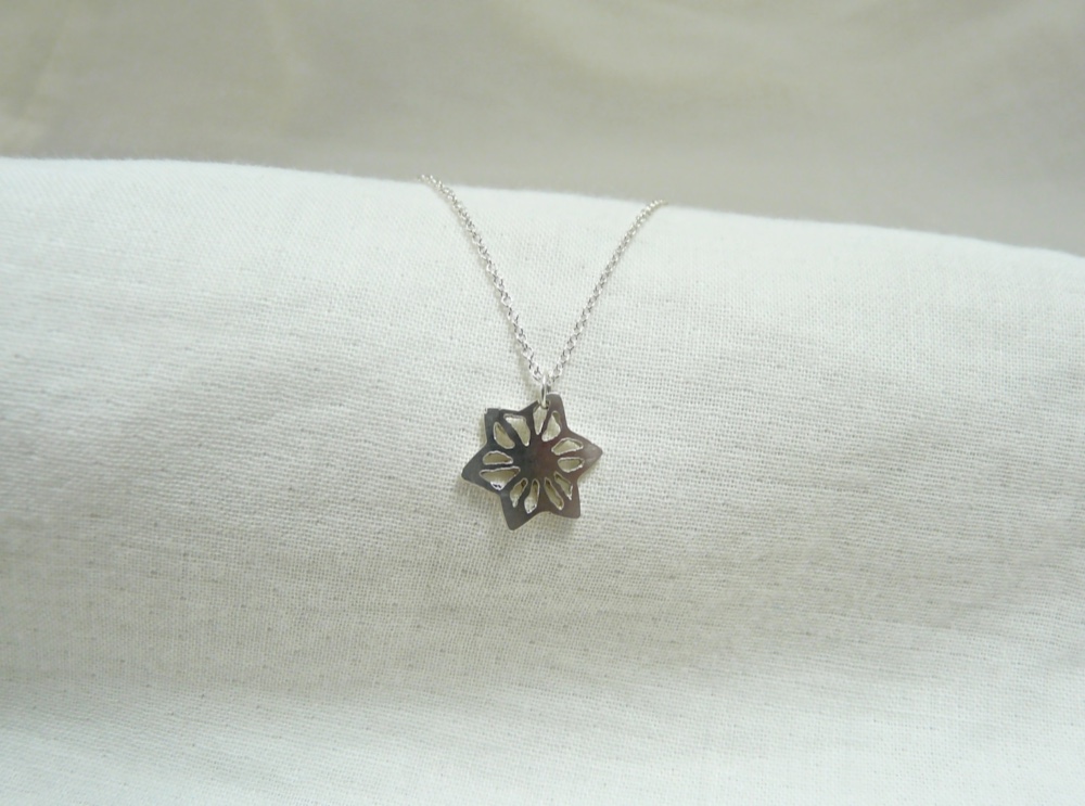 【受注制作】麻の葉（ネックレス　SV925）