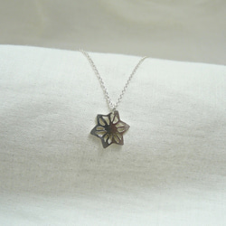 【受注制作】麻の葉（ネックレス　SV925） 1枚目の画像