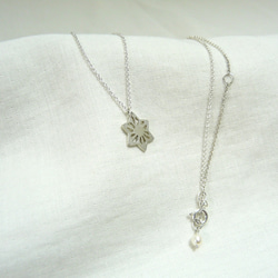 【受注制作】麻の葉（ネックレス　SV925） 2枚目の画像