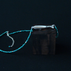 【受注制作】夢見るクジラ（ネックレス） 2枚目の画像