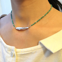 【受注制作】夢見るクジラ（ネックレス） 4枚目の画像