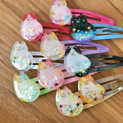 ねこちゃん☆パッチンピン二個セット☆