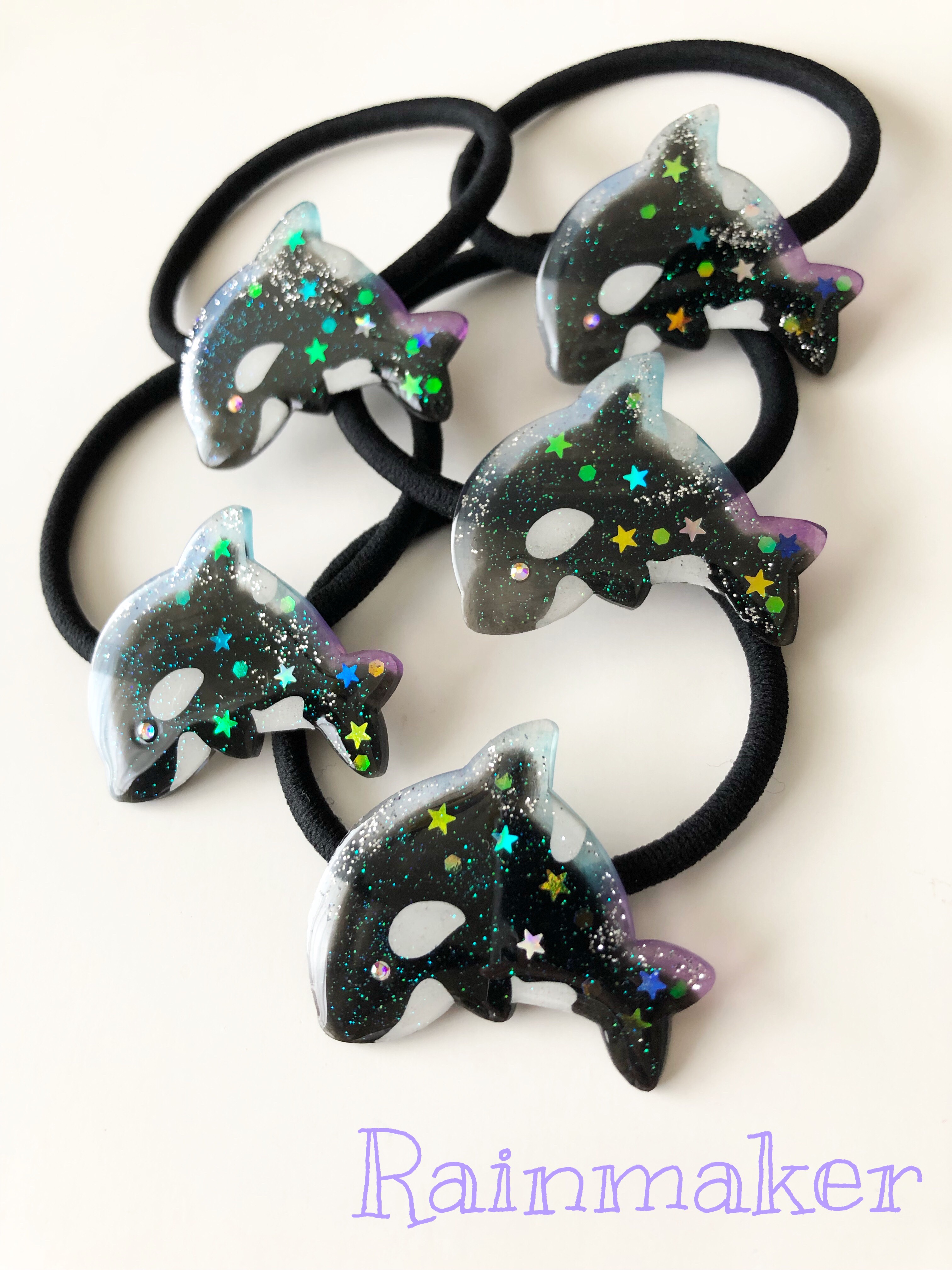 ゆーみん様ハンドメイド　じゃらじゃらヘアゴム