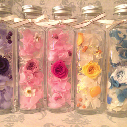 ハーバリウム♡ハート形の瓶 ハーバリウム・植物標本 ♡HANA♡お花のお