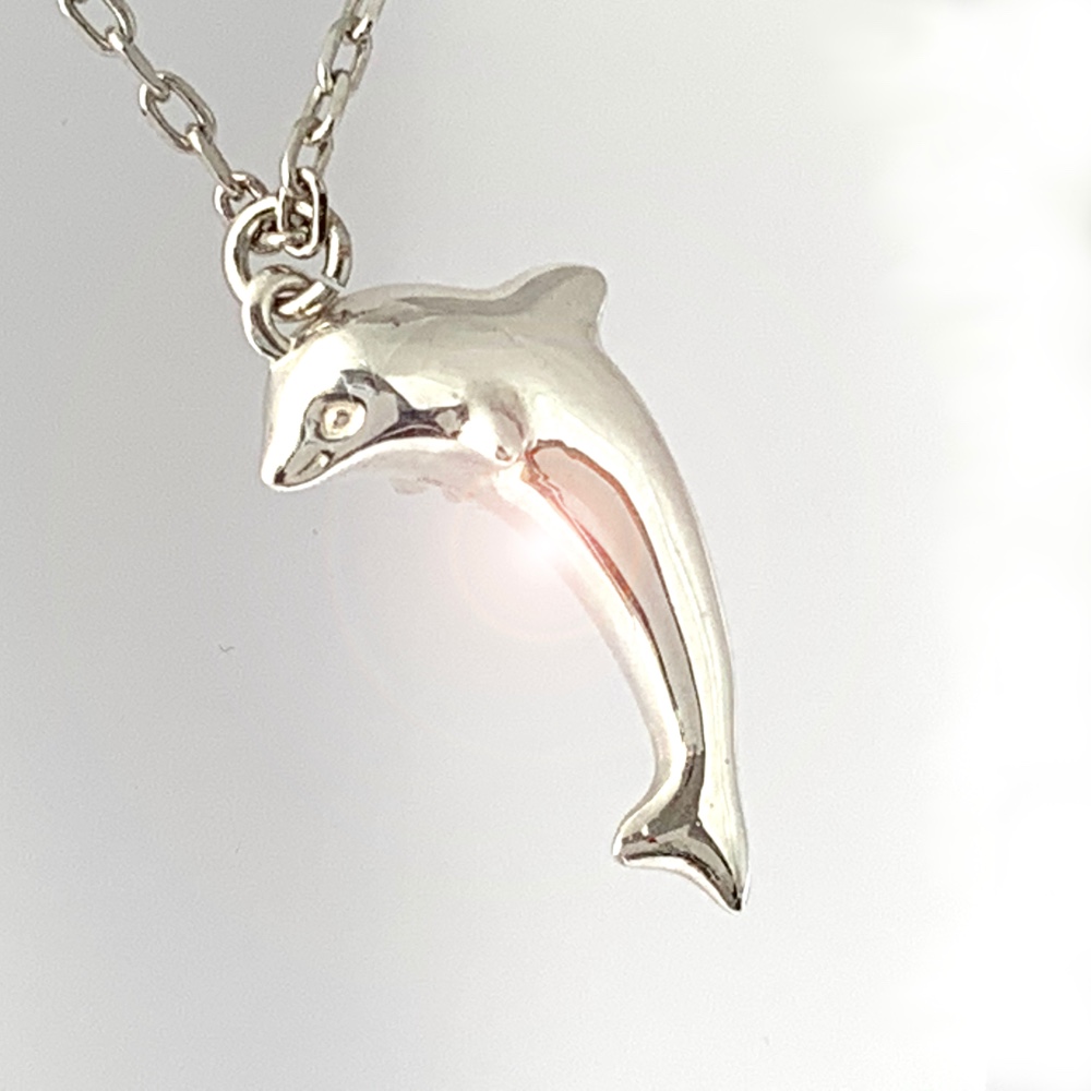 K18&Pt900イルカペンダントトップ K24 K18 イエローゴールド ペンダントトップ クック諸島