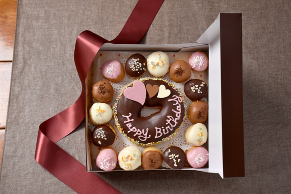 バースデードーナツチョコ・Lセット 1枚目の画像