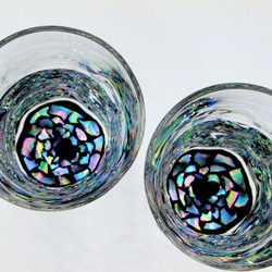 あずりさ さま専用ページ “螺鈿グラス（星屑 / 黒）” 2枚目の画像