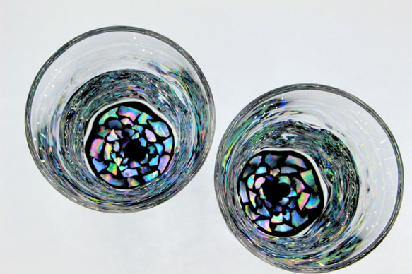 あずりさ さま専用ページ “螺鈿グラス（星屑 / 黒）” 2枚目の画像