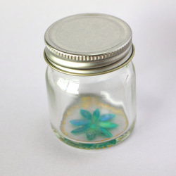 パールシェル “八つ葉” ガラス小瓶 2枚目の画像