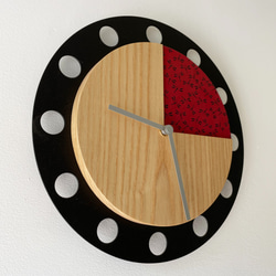 Koshu Inden Clock/feeLife 時鐘模型 02：Tonbo 紅/黑 No.02010 第3張的照片