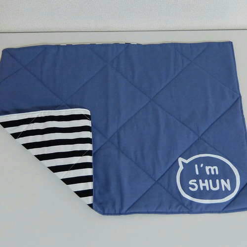 自己紹介カフェマット オーダーメイド 名入れ 小型犬 おもちゃ・ペット