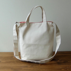 うちの子トートバッグ 2way ショルダーバッグ 散歩バッグ 写真 犬 オーダーメイド 名入れ 3枚目の画像