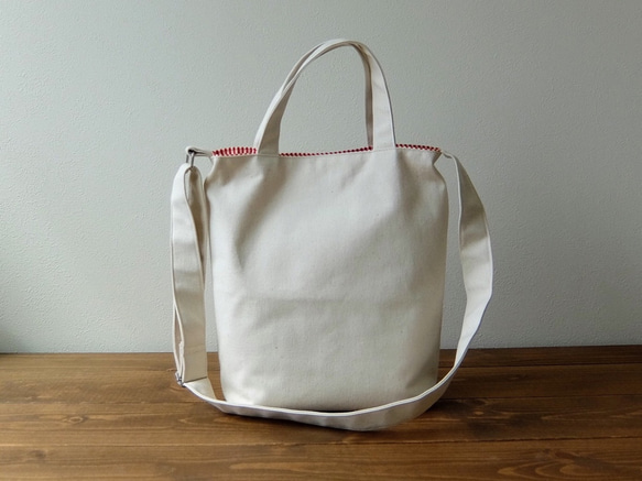 うちの子トートバッグ 2way ショルダーバッグ 散歩バッグ 写真 犬 オーダーメイド 名入れ 3枚目の画像