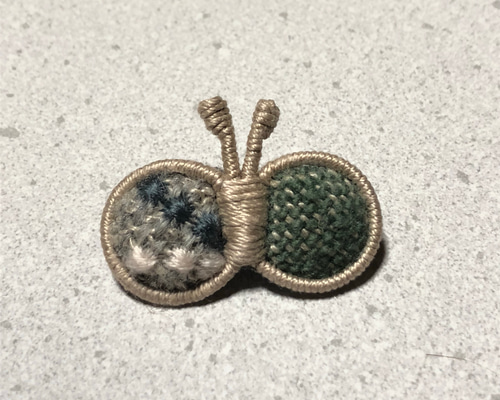 2月発売分】ミナペルホネン ちょうちょのブローチ㊹ ブローチ ta_ya