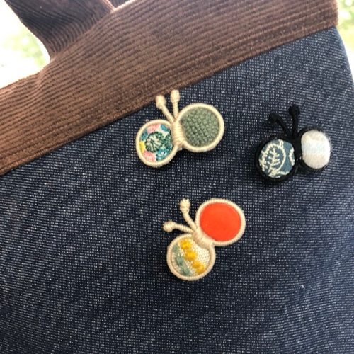 2月発売分】ミナペルホネン ちょうちょのブローチ㊹ ブローチ ta_ya