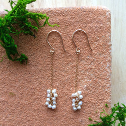 keshi pearls earrings -4 第2張的照片