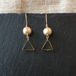 cotton pearls earrings - 2 - 第1張的照片