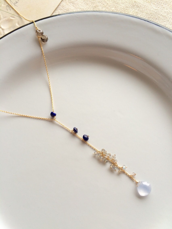beautiful chalcedony (necklace) 第2張的照片