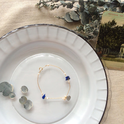 rutile quartz & lapis lazuli (bracelet) 第1張的照片