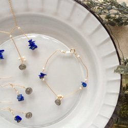 rutile quartz & lapis lazuli (necklace) 第4張的照片