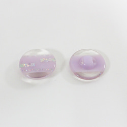 【送料無料】No.086/パープルボタン（18～20mm） 2枚目の画像