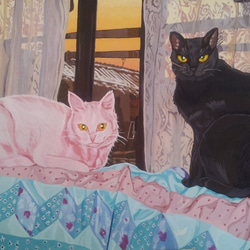 絵画（猫） 3枚目の画像