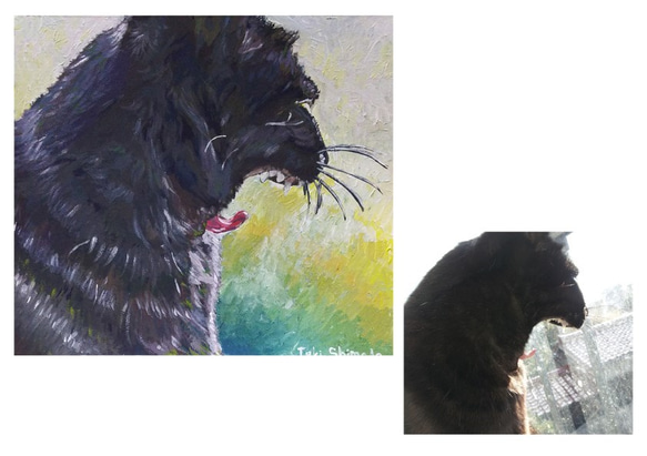 ペットを絵画（肖像画）にいたします 2枚目の画像