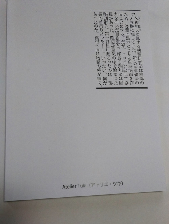 小説「狐と狸の迷画座劇場」シリーズ（三冊セット） 4枚目の画像