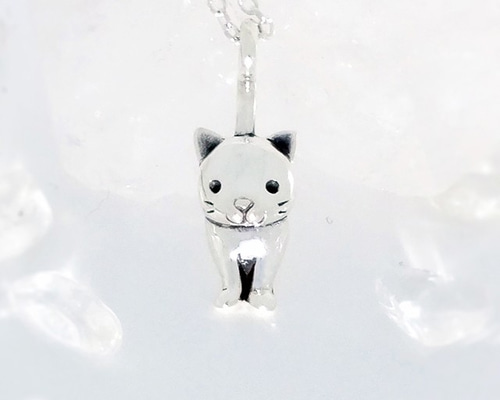 猫モチーフ ネックレス シルバー 猫ネックレス「いっしょ」シルバーアクセサリー silver925 猫