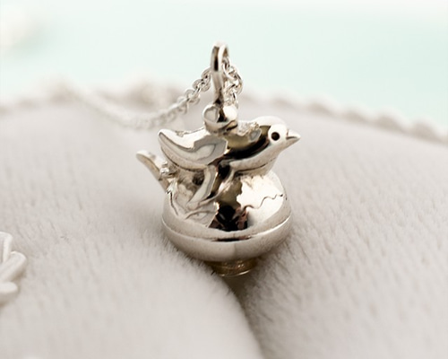 harapeco charm ペンギン ネックレス シルバー系 Eve harapeco charm