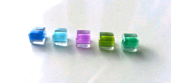 colorful cube ring  オーダーメイド 4枚目の画像