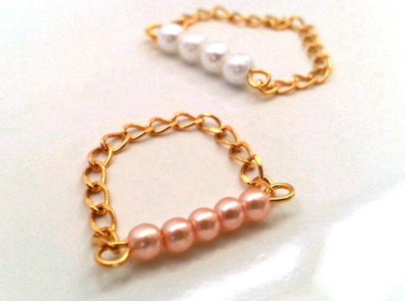 small pearls ring ～2color～ 2枚目の画像