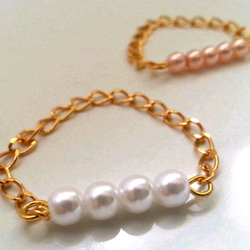 small pearls ring ～2color～ 3枚目の画像