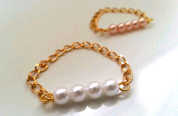 small pearls ring ～2color～ 3枚目の画像