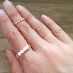 small pearls ring ～2color～ 4枚目の画像