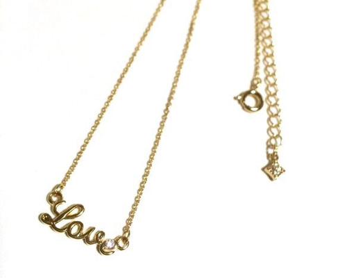 【SALE】選べるメッセージ◆レタードチャームネックレス◆全5種 SALE】選べるメッセージ◇レタードネックレスチャーム◇全5種