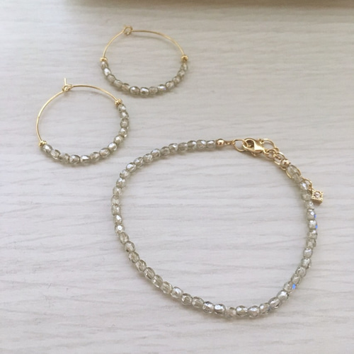 ピアス ブレスレット アンクレット set