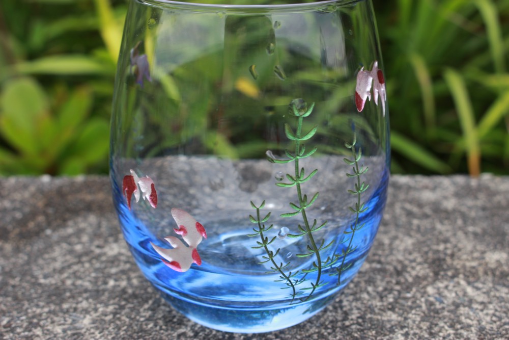 金魚鉢グラス グラス ZION GLASS ART 通販 9932111｜Creema