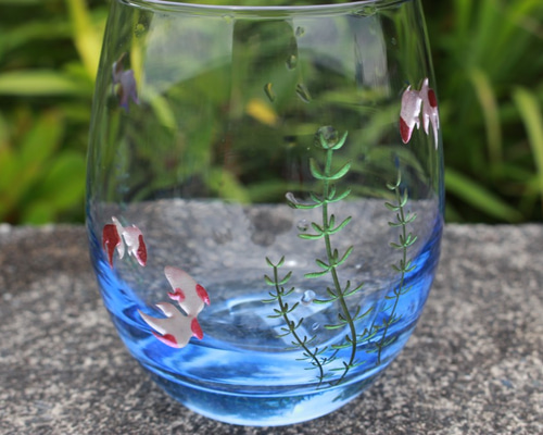 金魚鉢グラス グラス ZION GLASS ART 通販 9932111｜Creema