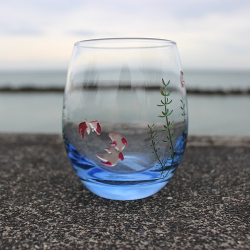 金魚鉢グラス グラス ZION GLASS ART 通販 9932111｜Creema