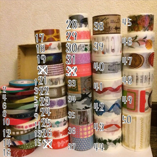 大量入荷✳︎マスキングテープ切り売り リボン・テープ HandmadeShop 