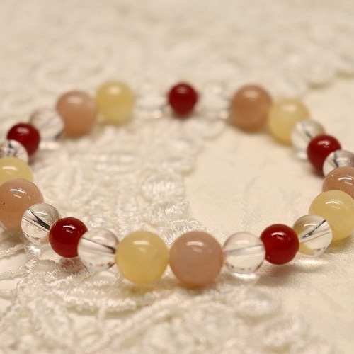 アラゴナイト・カーネリアン・水晶