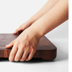 受注生産 職人手作り カッティングボード まな板 キッチン雑貨 天然木 無骨 木工 ウォールナット エコ LR2018 2枚目の画像