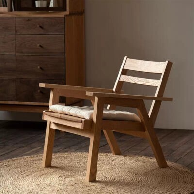 オーダーメイド 職人手作り アームチェア スツール 木製雑貨 天然木 無垢材 家具 インテリア おうち時間 LR2018