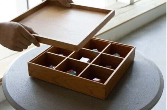 木製小物入れ 小物収納 ボックス ウェービー ミニ 木製 （ 収納ケース 収納ボックス