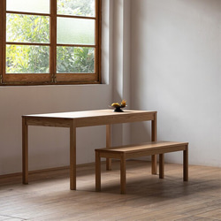 オーダーメイド 職人手作り ダイニングテーブル テーブル 机 ベンチセット 家具 無垢材 インテリア 木製 LR2018 1枚目の画像