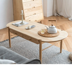 オーダーメイド 職人手作り ローテーブル センターテーブル コーヒーテーブル 家具 無垢材 天然木 木製 LR2018 1枚目の画像