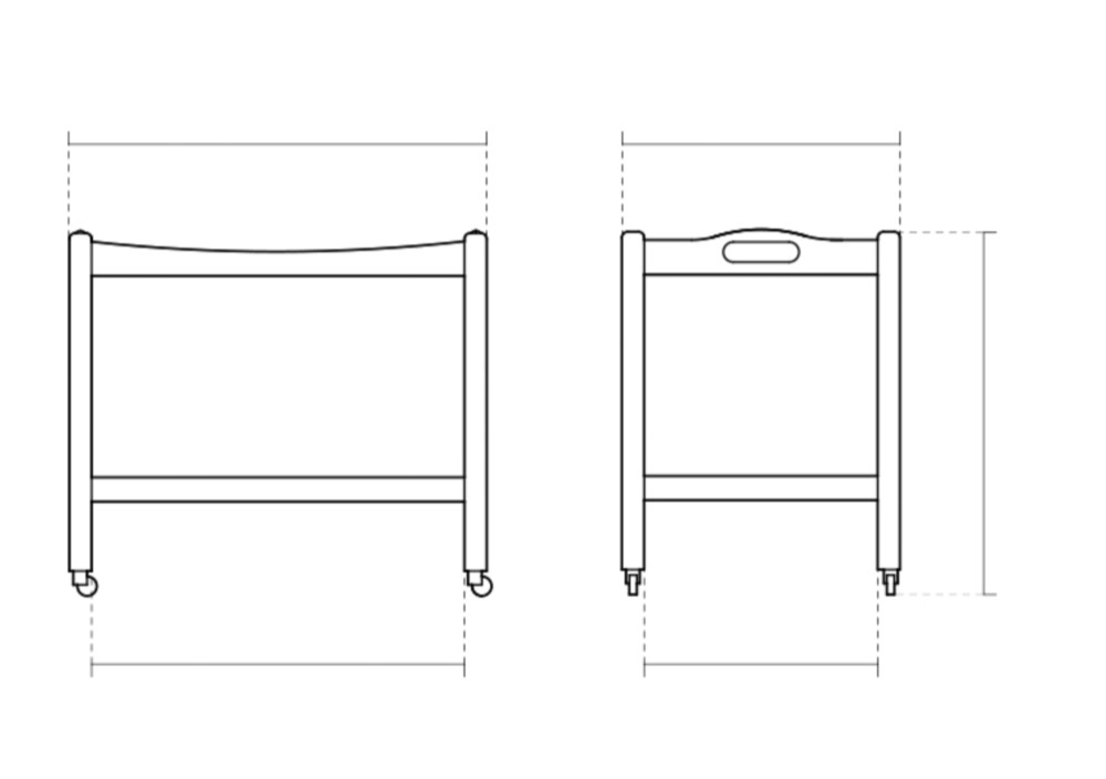 オーダーメイド 職人手作り 収納棚 トロリーテーブル サイドテーブル 天然木 木目 無垢材 家具 収納 LR2018