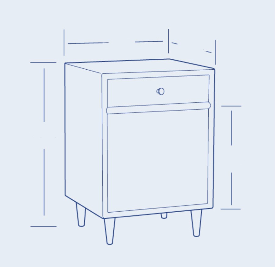 オーダーメイド 職人手作り シェルフ プリンター台 キャビネット ナイトテーブル 北欧家具 無垢材 天然木 LR2018